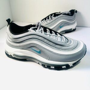 Nike Air Max 97 FJ1883-001 Grey and White Sneakers Size 6.5